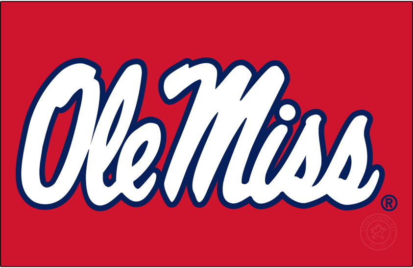 Mississippi Rebels 2007-2020 Primary Dark Logo diy iron on heat transfer